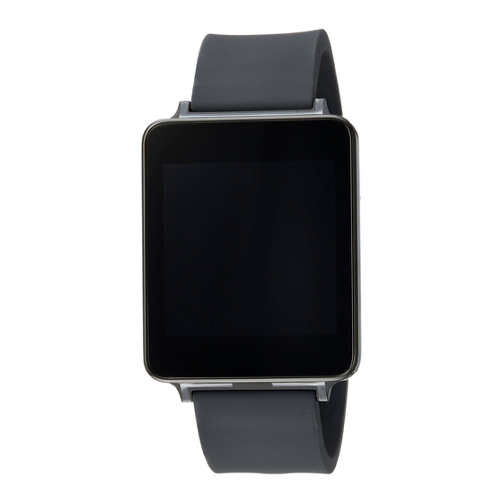 LG G Watch -W100 User Manual