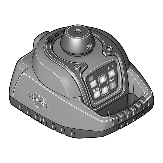 wurth RL 3 Operating Instructions Manual