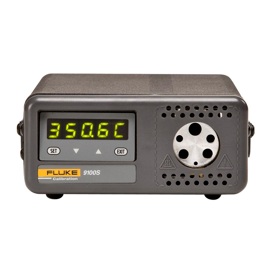 Fluke 9100S User Manual