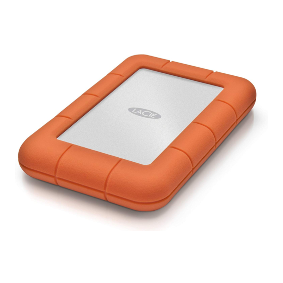 LaCie Rugged USB 3.0 Thunderbolt Series User Manual