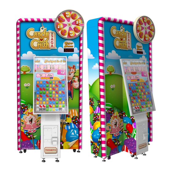 Adrenaline Amusements Candy Crush Ticket Operation & Service Manual