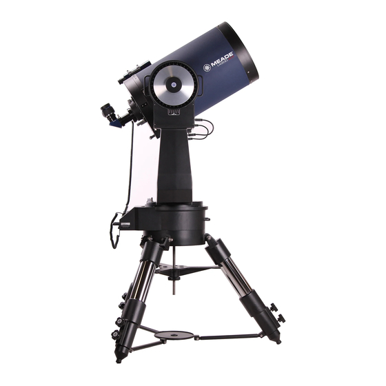 Meade 8" LX100 Series Instruction Manual