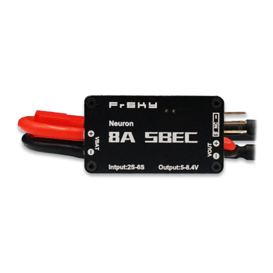 FrSky Neuron 8A SBEC Instruction Manual