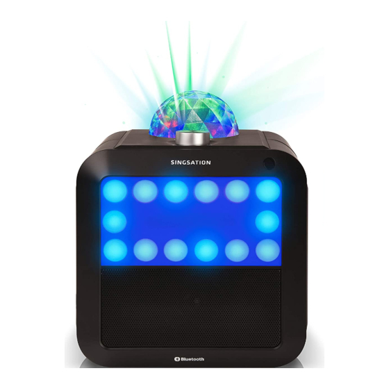 Singsation STAR BURST SPKA25 Quick Start Manual
