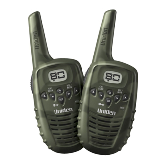 Uniden UH037SX-2 Owner's Manual