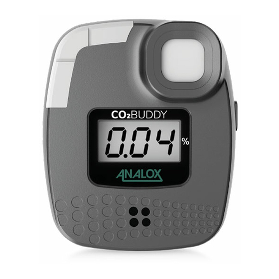 ANALOX CO2BUDDY Quick Start Manual