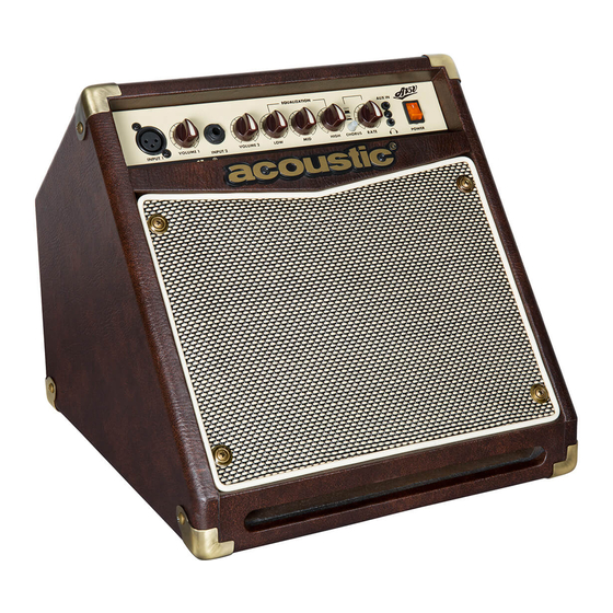 Acoustic A15V User Manual