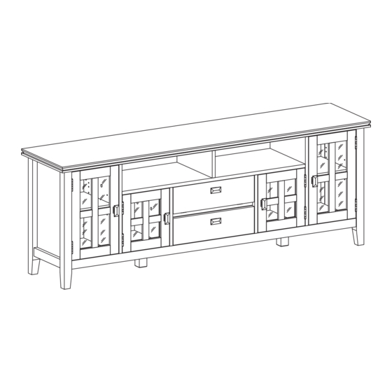 SIMPLIHOME WyndenHall Brooklyn+Max AXCART72-FOG Manual