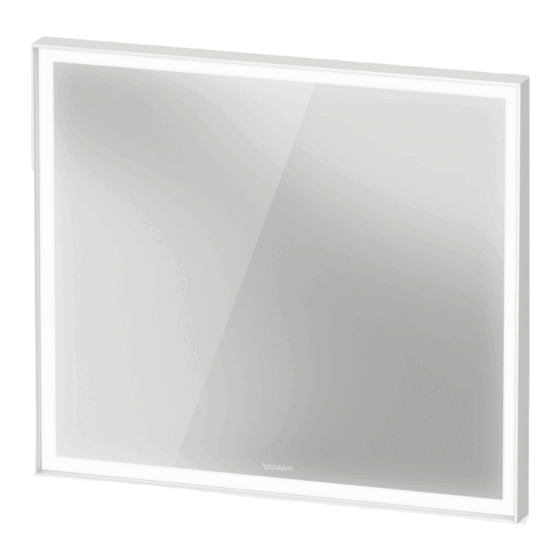 DURAVIT L-Cube LC 7381 Mounting Instructions