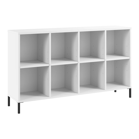 BUSH FURNITURE Essence ESB150WH Assembly Manual