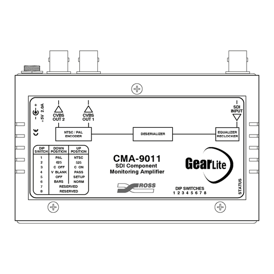 Ross GearLite CMA-9011 User Manual