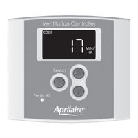 Aprilaire 8120X Installation And Operation Manual