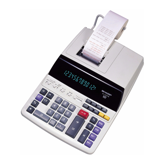 Sharp EL1197PIII - Printing Calculator, 12-Digit Manuals