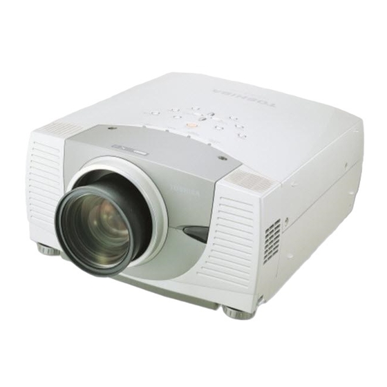 Toshiba TLP X4100 Owner's Manual