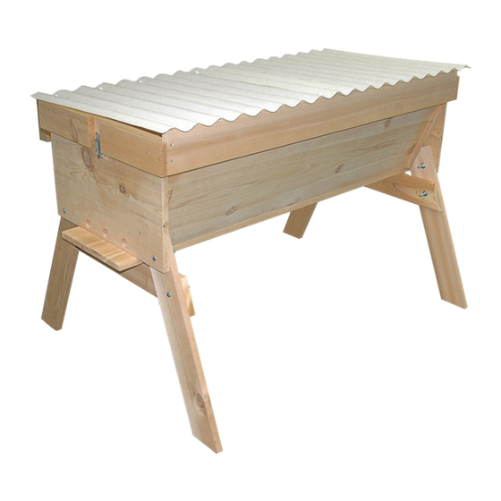MANN LAKE ECONOMY TOP BAR HIVE KIT Assembly Instructions