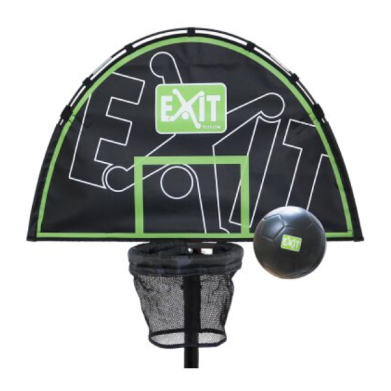 EXIT Toys Trampoline Basketball Hoop User Manual