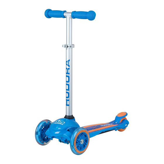Hudora Flitzkids Glow Instructions On Assembly And Use