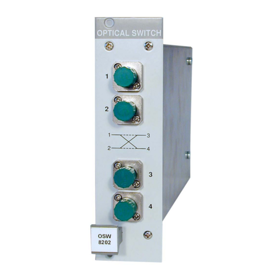 THORLABS OSW8 Series Operation Manual