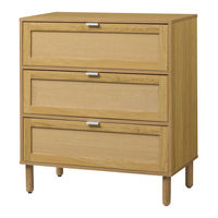 Sango ORRE 3 DRAWER CHEST Assembly Instructions Manual