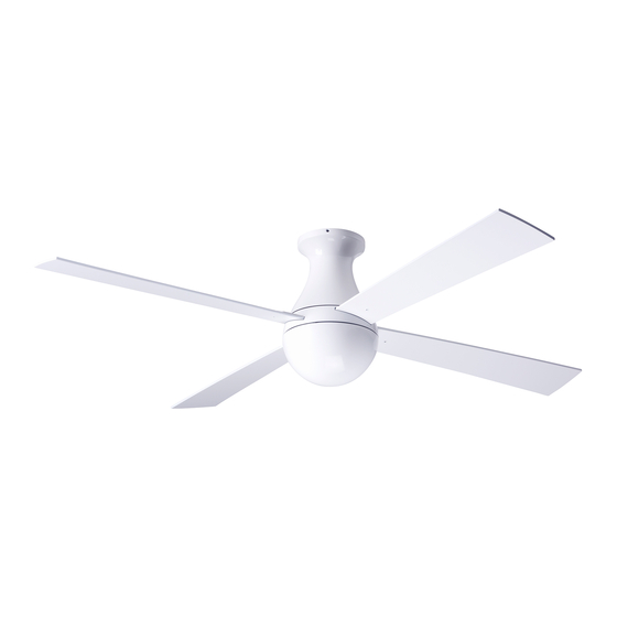 The Modern Fan Company Ball Flush Installation Instructions