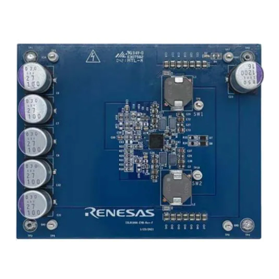 Renesas ISL81806EVAL1Z User Manual