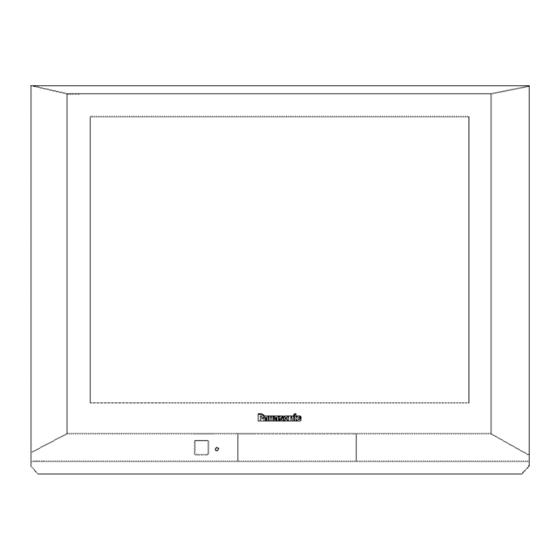 Panasonic CT-20SL15 Operating Instructions Manual