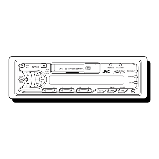 JVC KS-FX230/F130 Manuals