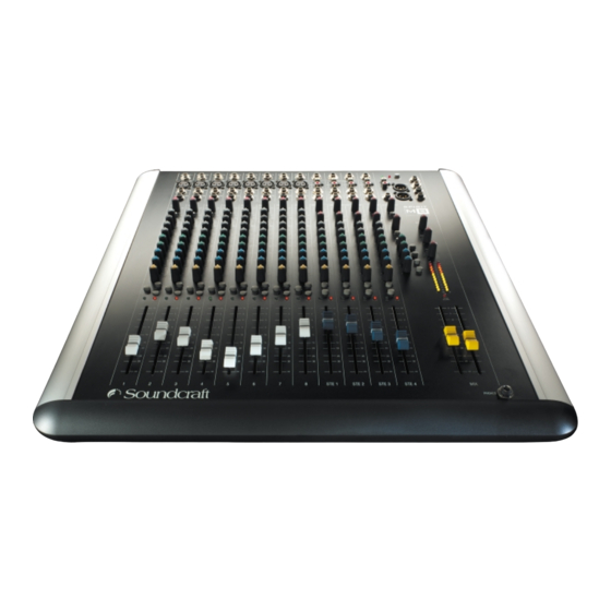 SoundCraft ZL0439 Mixing Music Equipment Manuals