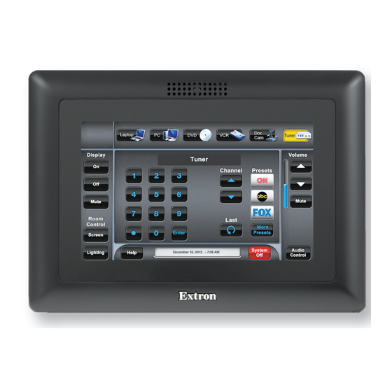 Extron electronics TouchLink TLP Pro 520M User Manual