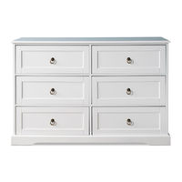 Mocka Hamptons Six Drawer Assembly Instructions Manual