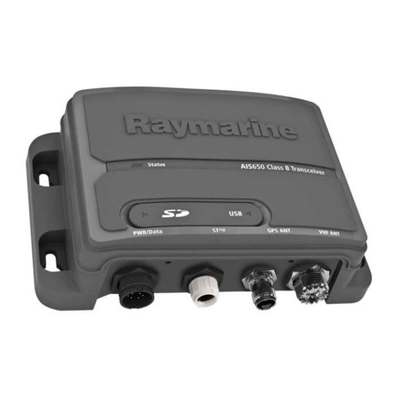 Raymarine E32158 Manuals
