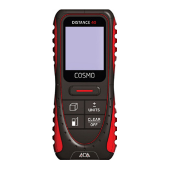 Ada COSMO 40 Operating Manual