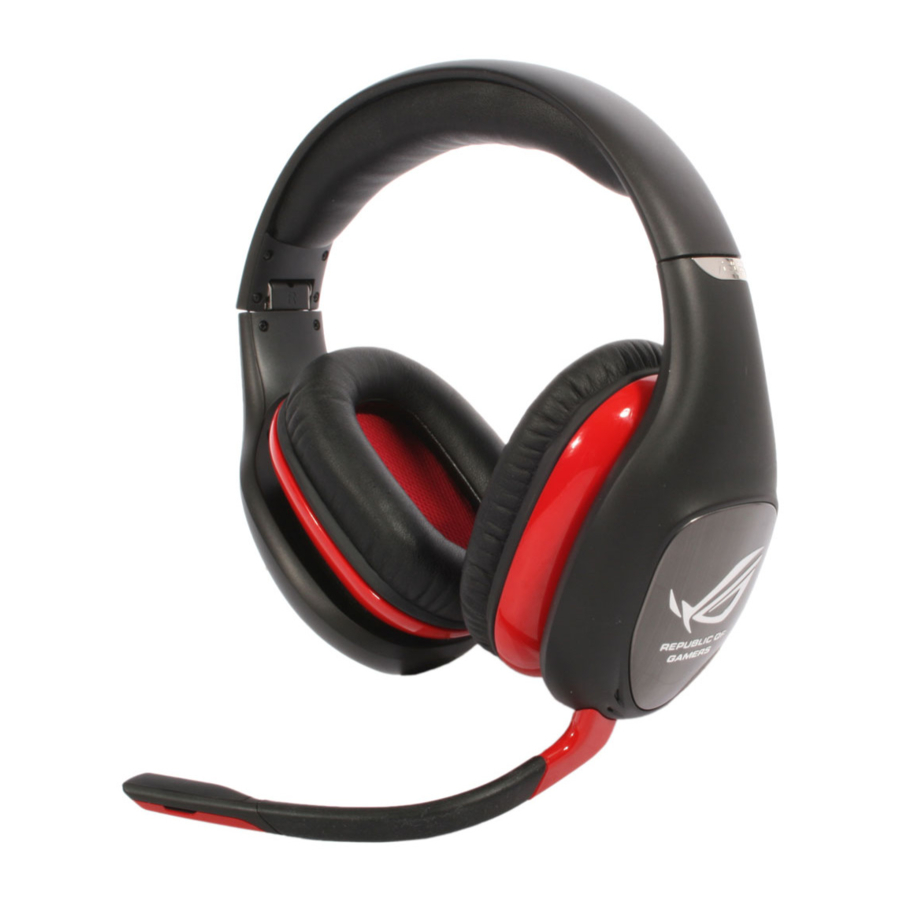 Asus Vulcan Pro - Active Noise-Canceling Gaming Headset Manual