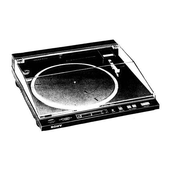 Sony PS-X555ES Service Manual