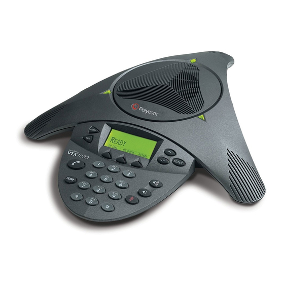 Polycom SoundStation VTX 1000 User Manual