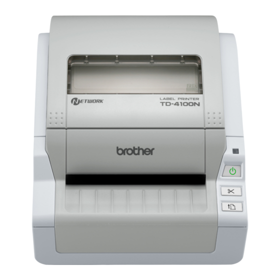 Brother TD-series User Manual