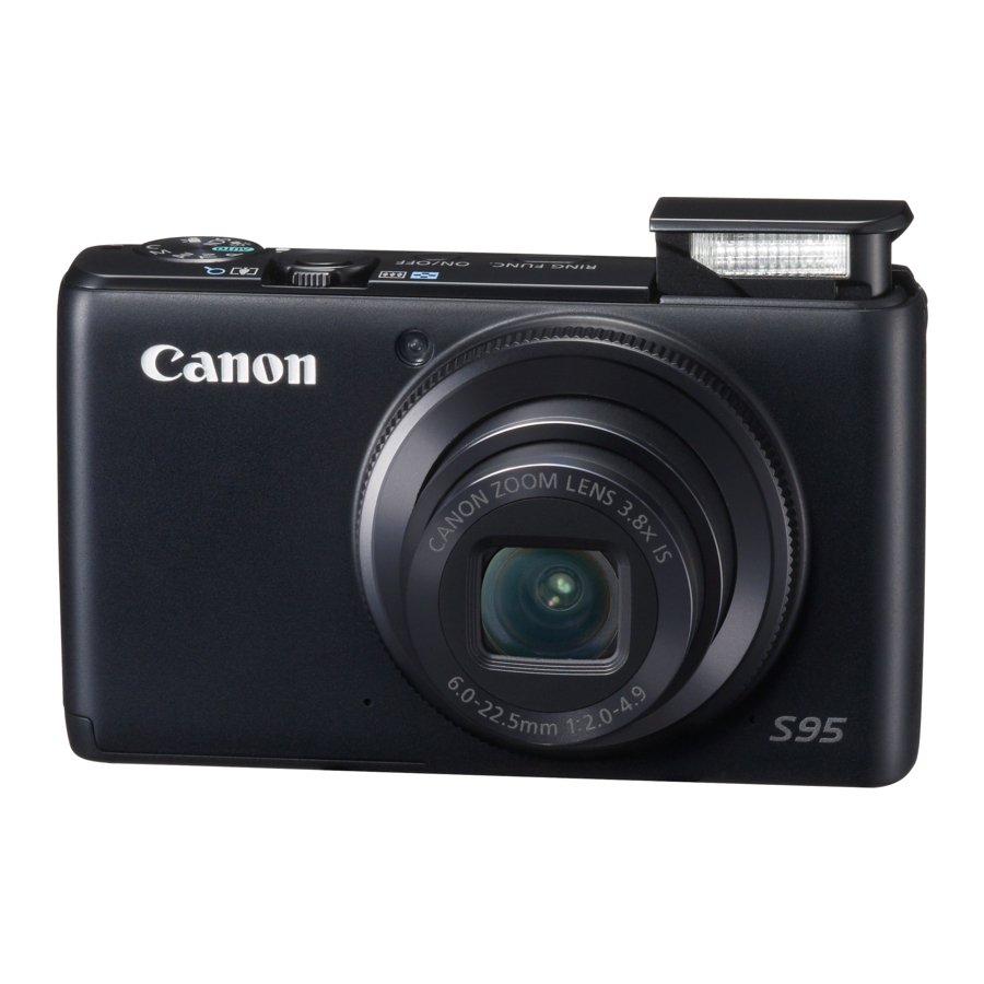 Canon PowerShot S95 Getting Started