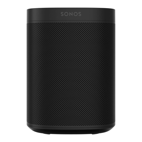 Sonos One Product Manual