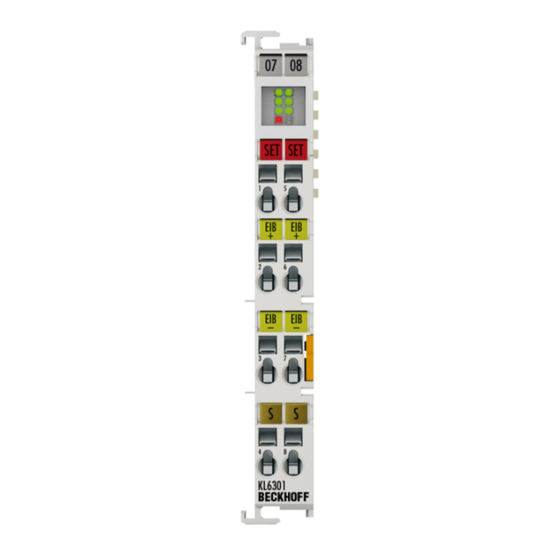 Beckhoff KL6301-0000 Manuals