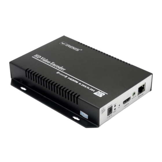 Irenis BLANKOM HDE-265 Quick Start Manual