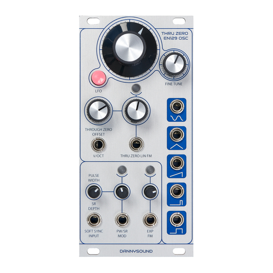 Dannysound EN129 Thru Zero Oscillator Build Manual