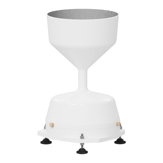 User Manuals: EML SBS Aerodynamic Rain Gauge