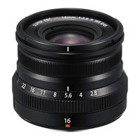 FujiFilm XF50mmF2 R WR Owner's Manual