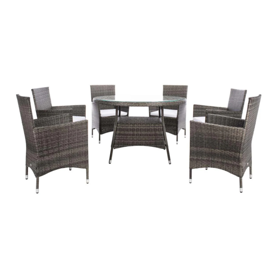 Safavieh Outdoor Challe PAT7702-1 Quick Start Manual