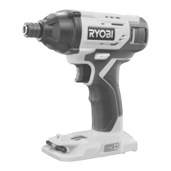 Ryobi R18ID2 Manuals