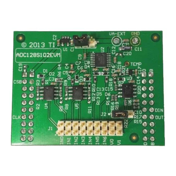 Texas Instruments ADC128S102EVM User Manual