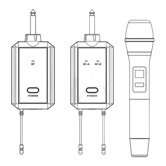 Mac Mah W-UHF-100 Manuals