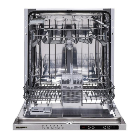 Heinner HDW-BI6614IE++ Dishwasher Manuals