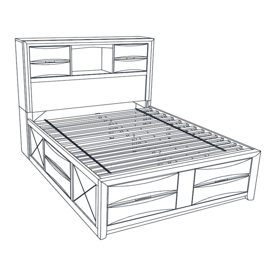 Coaster 202701Q B1 Queen Storage Bed Manuals