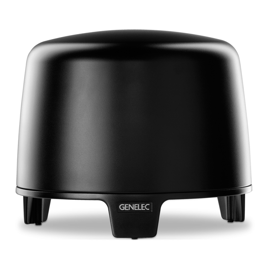 Genelec F Two Operating Manual